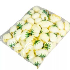 Boglárka virágfej - Krém - 3 cm