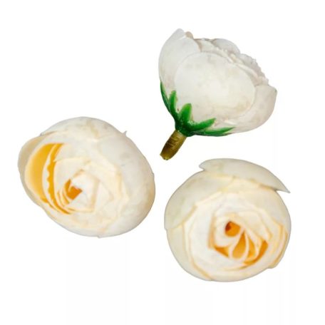 Boglárka virágfej - Barack - 3 cm