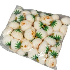 Boglárka virágfej - Barack - 3 cm