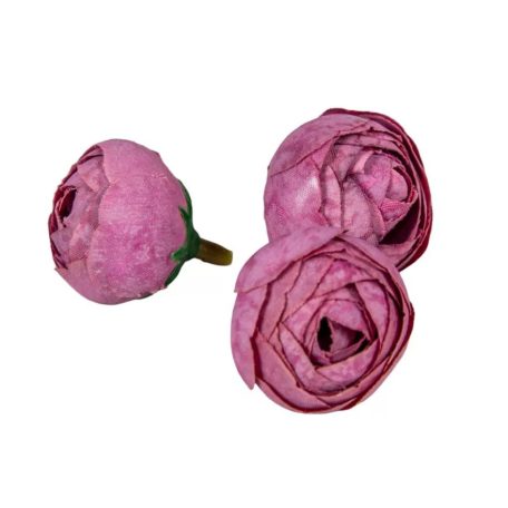 Boglárka virágfej - Mályva - 3 cm