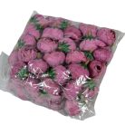 Boglárka virágfej - Mályva - 3 cm