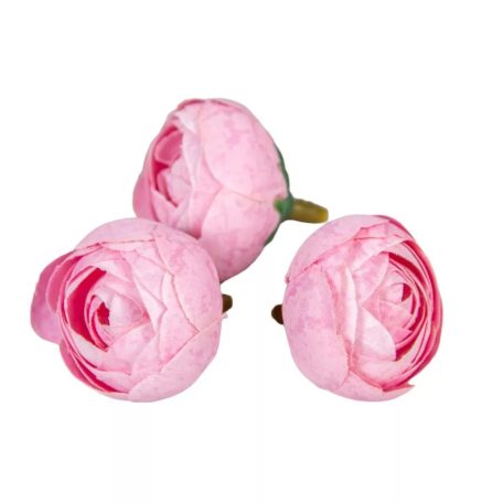 Boglárka virágfej - Rózsaszín - 3 cm