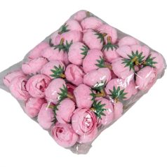 Boglárka virágfej - Rózsaszín - 3 cm