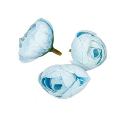 Boglárka virágfej - Kék - 3 cm