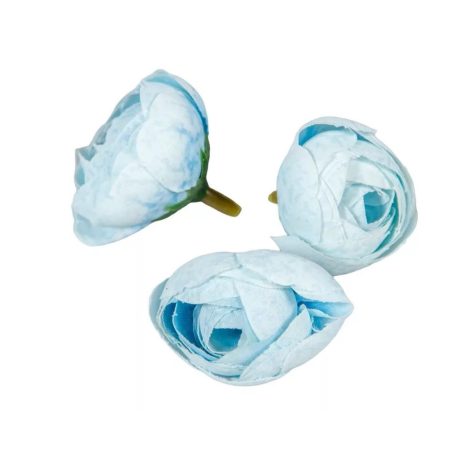 Boglárka virágfej - Kék - 3 cm