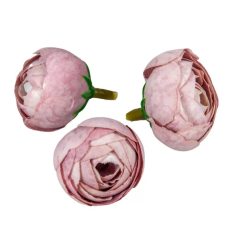 Boglárka virágfej - Mályva - 3 cm