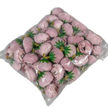 Boglárka virágfej - Mályva - 3 cm