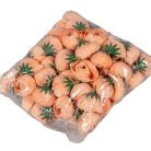 Boglárka virágfej - Sötét barack - 3 cm