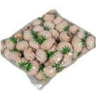 Boglárka virágfej - Drapp - 3 cm