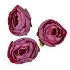 Boglárka virágfej - Bordó - 3 cm