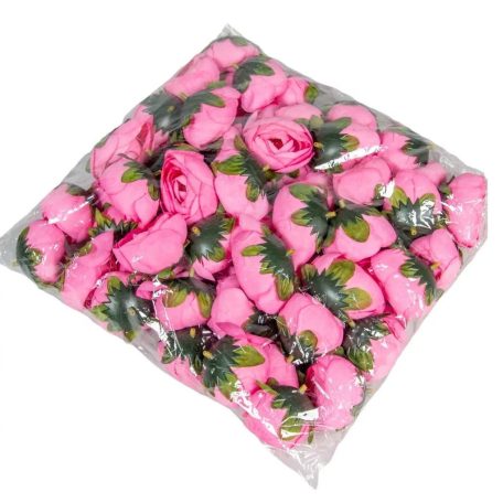 Boglárka virágfej - Rózsaszín - 4,5 cm