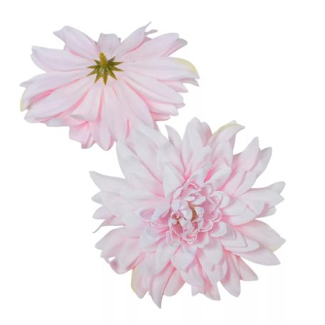 Dália virágfej - Világos rózsaszín - 11 cm 