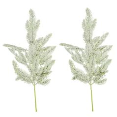 Fenyőág havas - 66 cm