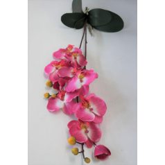 Rózsaszín két szárú mű orchidea - 67 cm