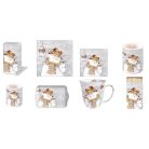 Ambiente papírszalvéta - Snowman Holding Robin - 33x33 cm - 20 db/csomag