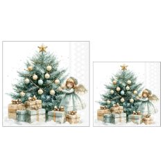   Ambiente papírszalvéta - Christmas fairy - 25x25 cm, 33x33 cm - 20 db/csomag