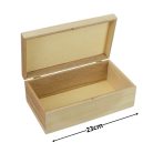 Fa doboz tégla - 23x13 cm