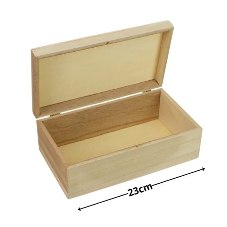 Fa doboz tégla - 23x13 cm