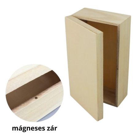 Fa doboz tégla - 23x13 cm