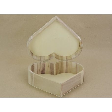 Szív doboz - 18x19,5x8,2 cm