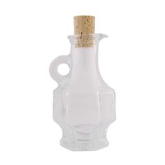 Üvegpalack 100 ml Exagon, dugóval 