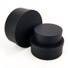 Papírdoboz fekete - 3 db-os szett - 20., 25., 30 cm 