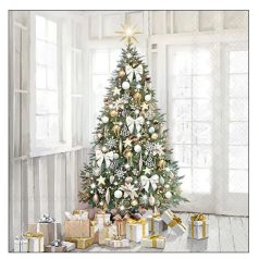   Ambiente papírszalvéta - Modern Christmas tree - 33x33 cm - 20 db/csomag