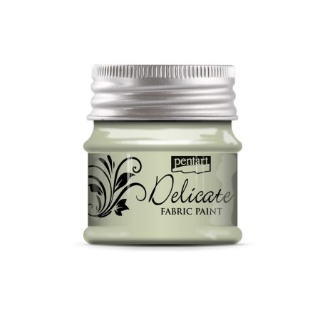 Pentart, Delicate textilfesték, fehérarany - 50 ml