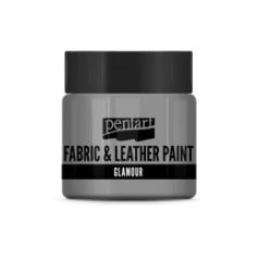 Pentart textilfesték - Glamour - Ezüst - 50 ml  