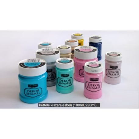 Pentart, dekor zománcfesték - Elefántcsont - 100 ml, 230 ml