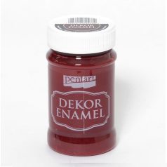 Pentart, dekor zománcfesték - Bordó - 100 ml