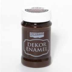 Pentart, dekor zománcfesték - Barna - 100 ml