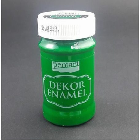 Pentart, dekor zománcfesték - Zöld - 100 ml