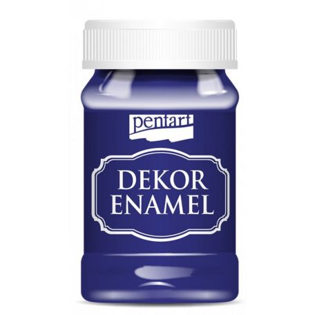 Pentart, dekor zománcfesték - Sötétkék  - 100 ml
