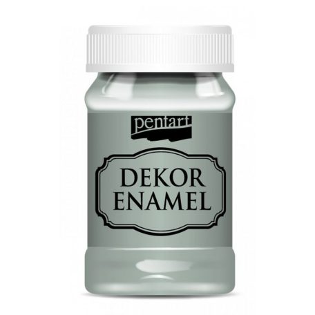 Pentart, dekor zománcfesték szürke  - 100 ml, 230 ml