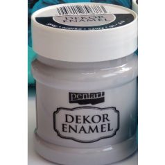 Pentart, dekor zománcfesték - Szürke - 100 ml, 230 ml