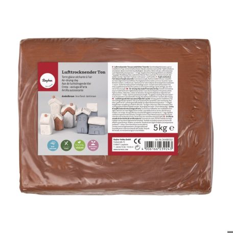 Levegőn száradó agyag - Sötétbarna - 5 kg