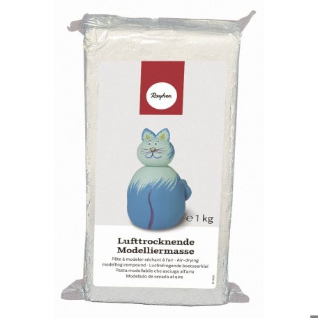 Levegőn száradó modellezőanyag - Fehér - 1 kg 