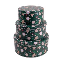 Fémdoboz - Mézeskalács - 3 db-os szett