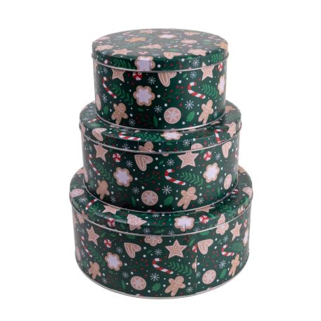 Fémdoboz - Mézeskalács - 3 db-os szett