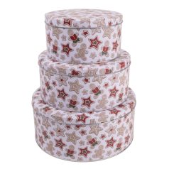 Fémdoboz - Mézeskalács - 3 db-os szett