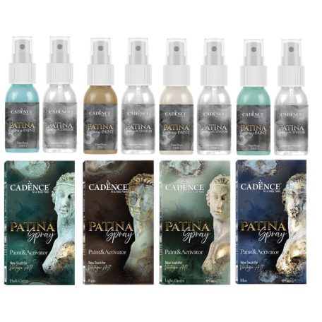 Cadence Patina spray - Sötétzöld - 50 + 50 ml  - 2 db-os szett 