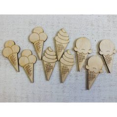 Natúr fa - Fagyi vegyes - 6 cm - 9 db/csomag