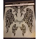 Stamperia stencil - Szárnyak - 20x25 cm - KSTD-036 