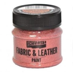 Pentart, textil- és bőrfesték - Csillogó bronz - 50 ml