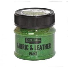 Pentart, textil- és bőrfesték - Csillogó zöld - 50 ml