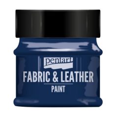 Pentart, textil- és bőrfesték - Csillogó kék - 50 ml