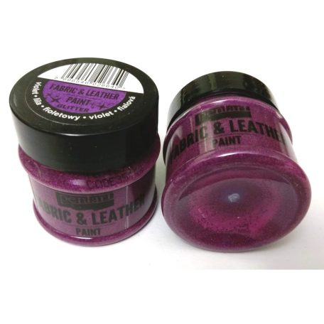 Pentart, textil- és bőrfesték - Csillogó lila - 50 ml