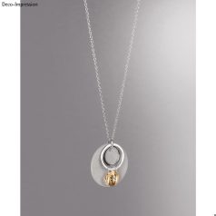 Öntőforma ékszerbetonhoz: medál kerek - 3,9 cm