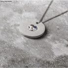 Öntőforma ékszerbetonhoz: medál kerek - 3,9 cm